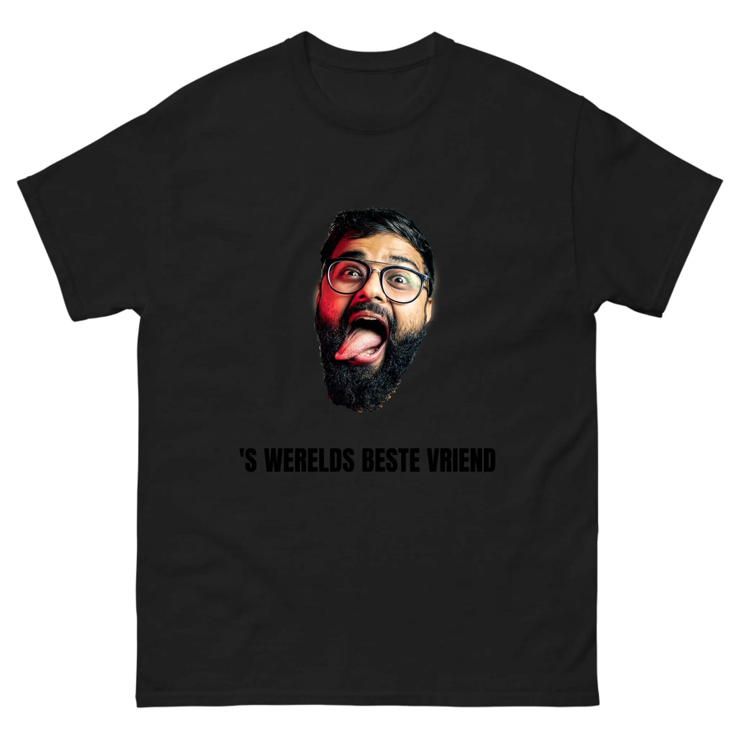Gepersonaliseerd T-shirt - Foto van uitgeknipt hoofd + eigen tekst