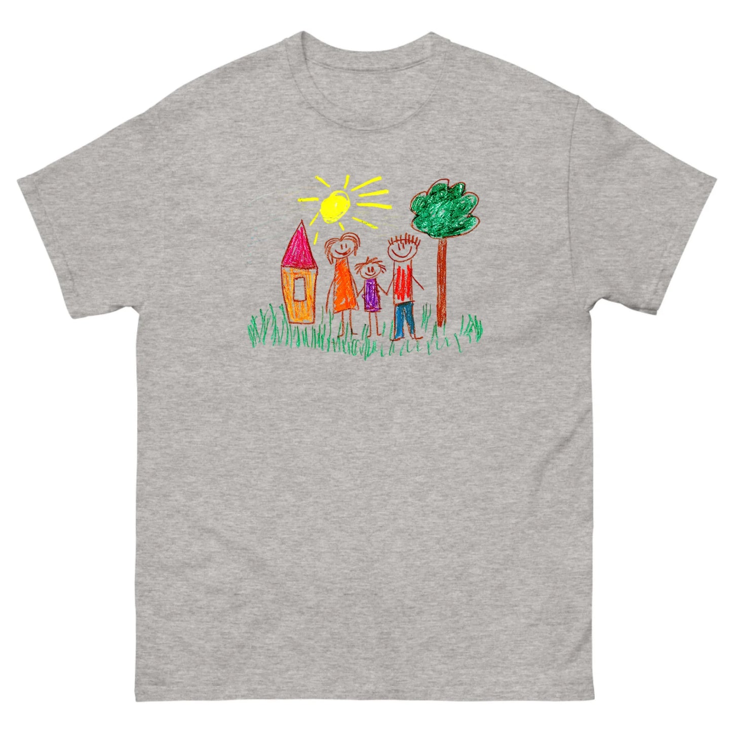Gepersonaliseerd T-shirt met zelfgemaakte tekening
