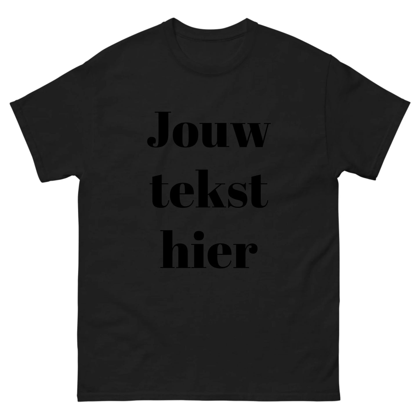 Gepersonaliseerd T-shirt met eigen tekst
