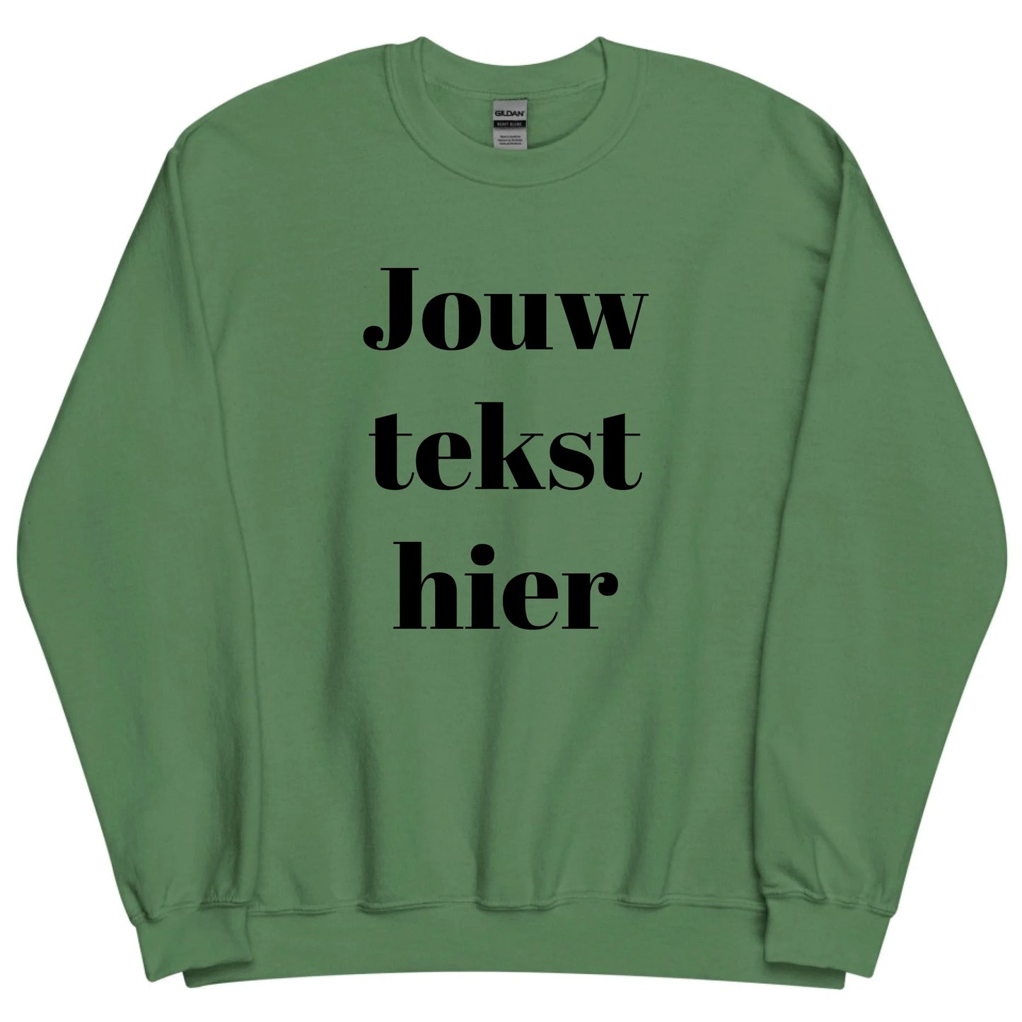 Gepersonaliseerde sweater met eigen tekst