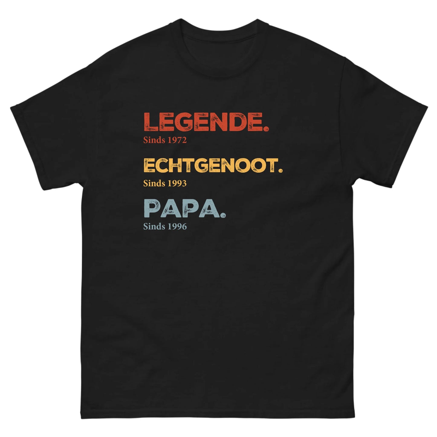 Personalisiertes T-Shirt – Papa, die Legende