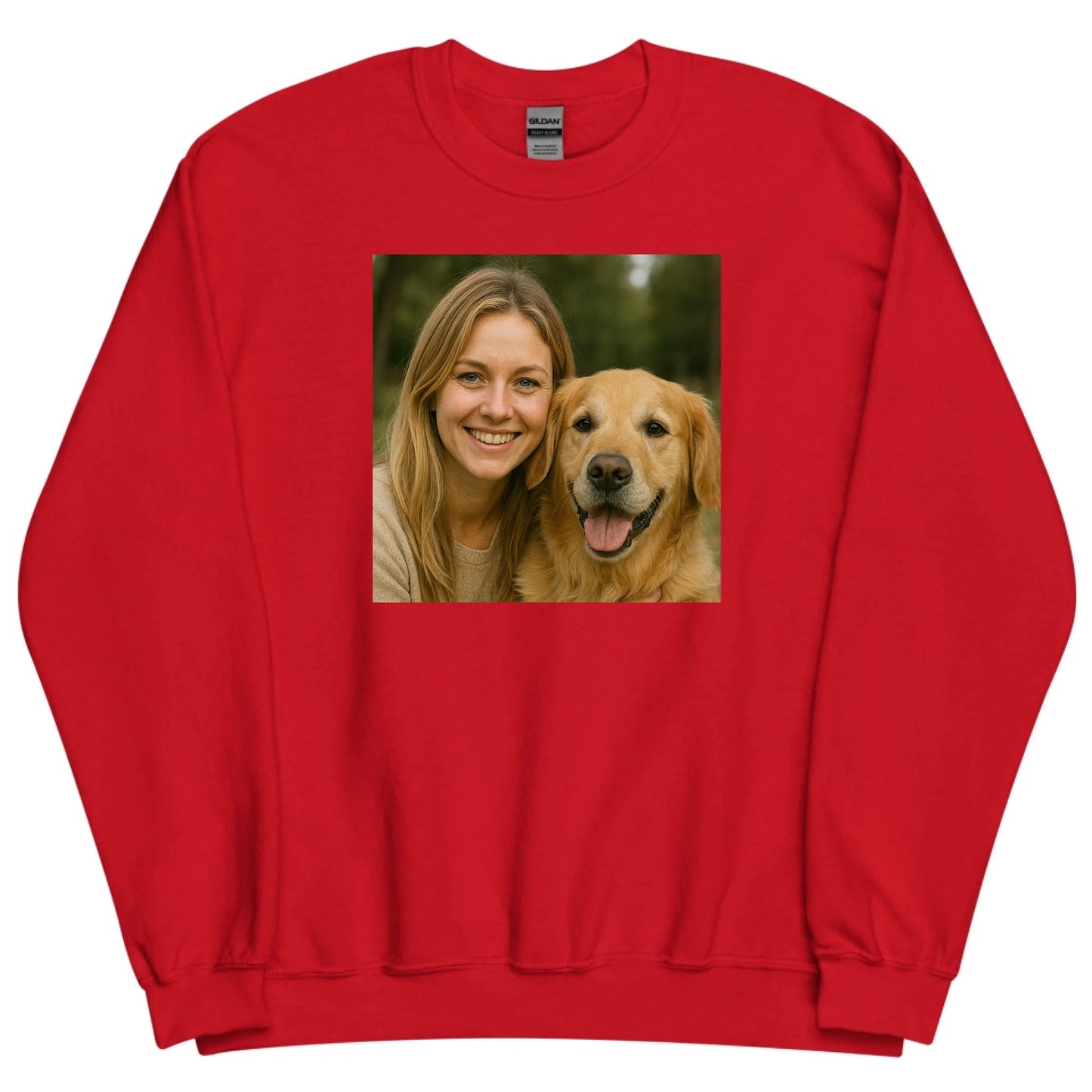 Gepersonaliseerde sweater met eigen foto