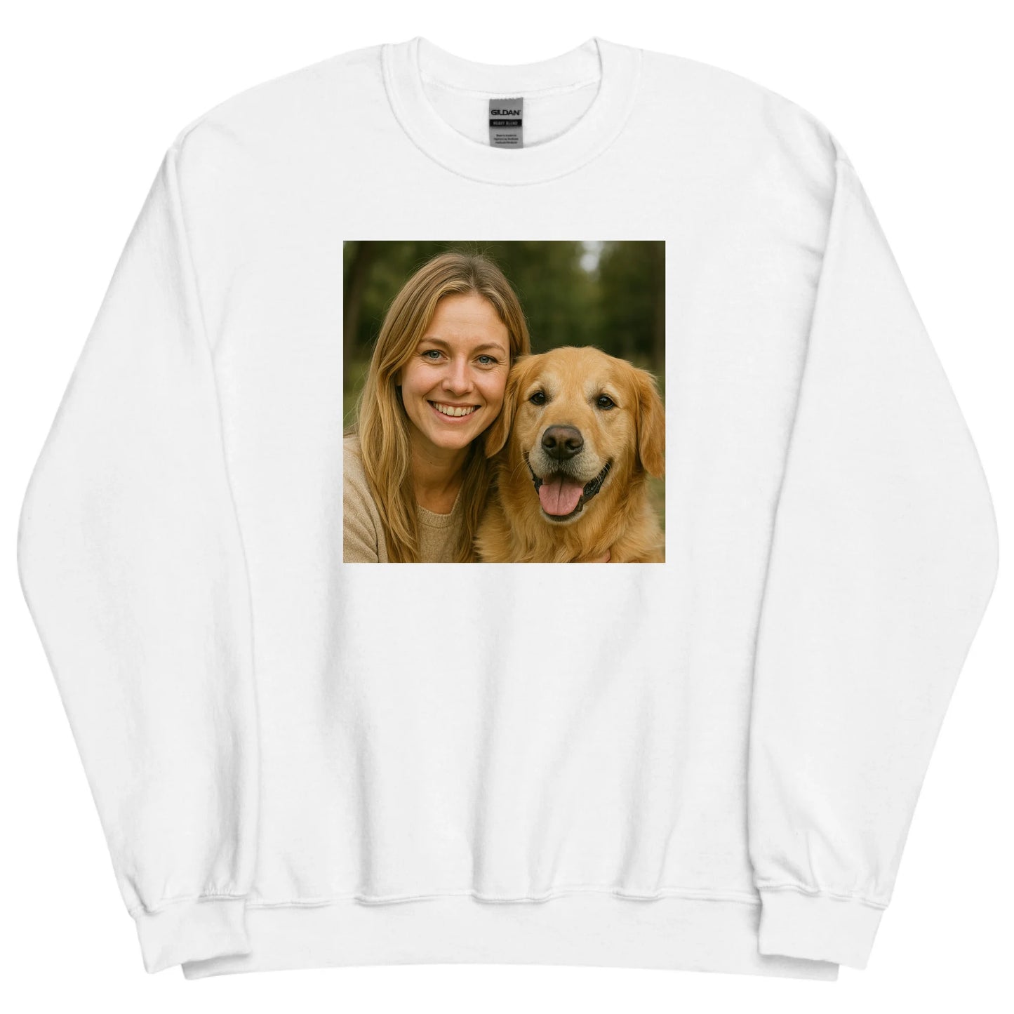Gepersonaliseerde sweater met eigen foto