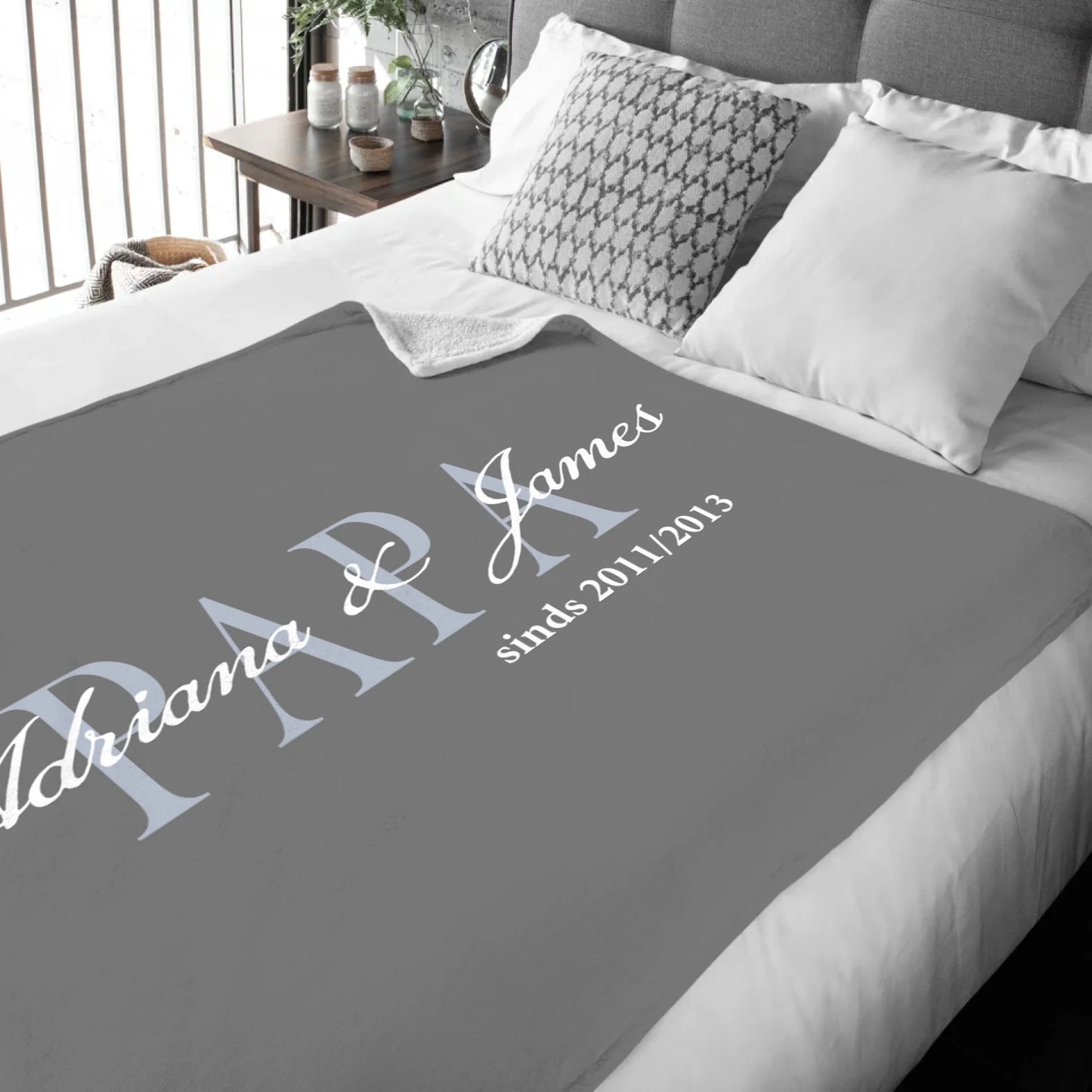 Mockup deken achtergrond