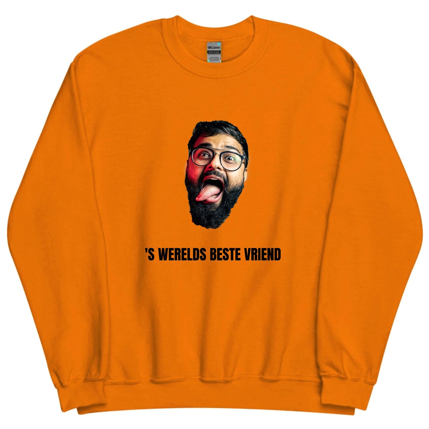 Gepersonaliseerde sweater - Foto van gezicht + eigen tekst