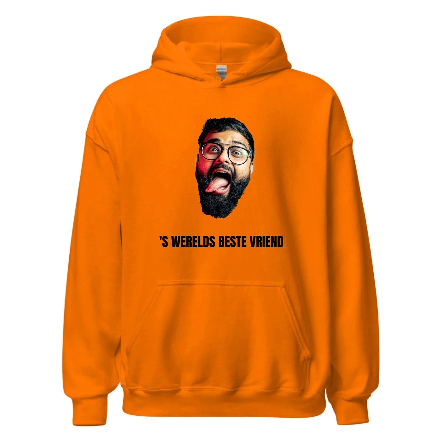 Gepersonaliseerde capuchon trui (hoodie) - Foto van gezicht + eigen tekst