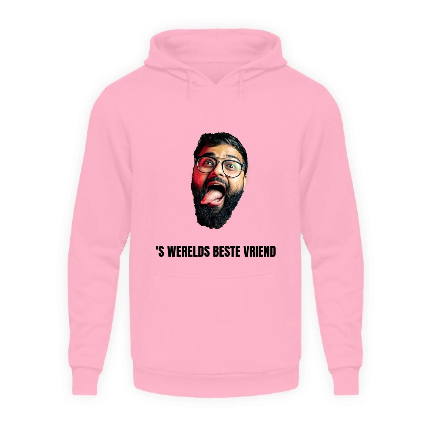 Gepersonaliseerde capuchon trui (hoodie) - Foto van gezicht + eigen tekst