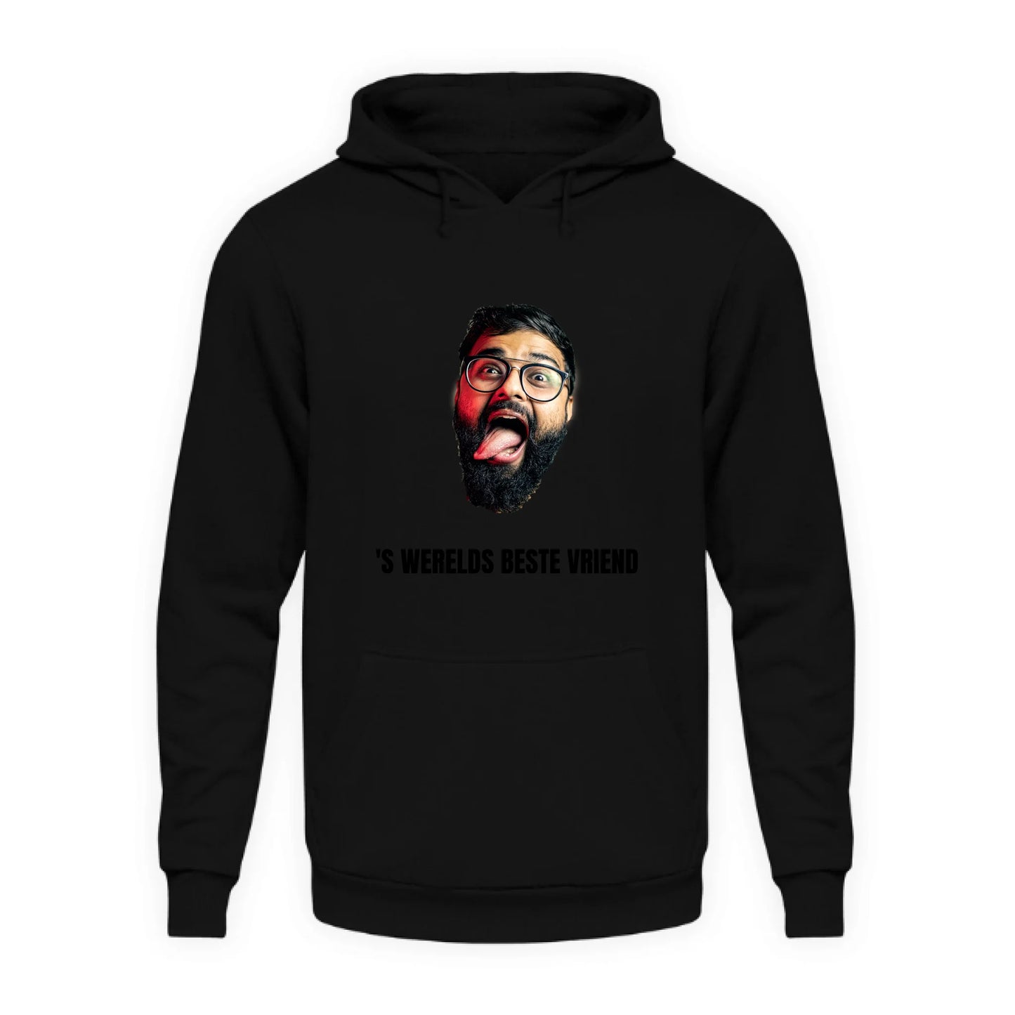 Gepersonaliseerde capuchon trui (hoodie) - Foto van gezicht + eigen tekst