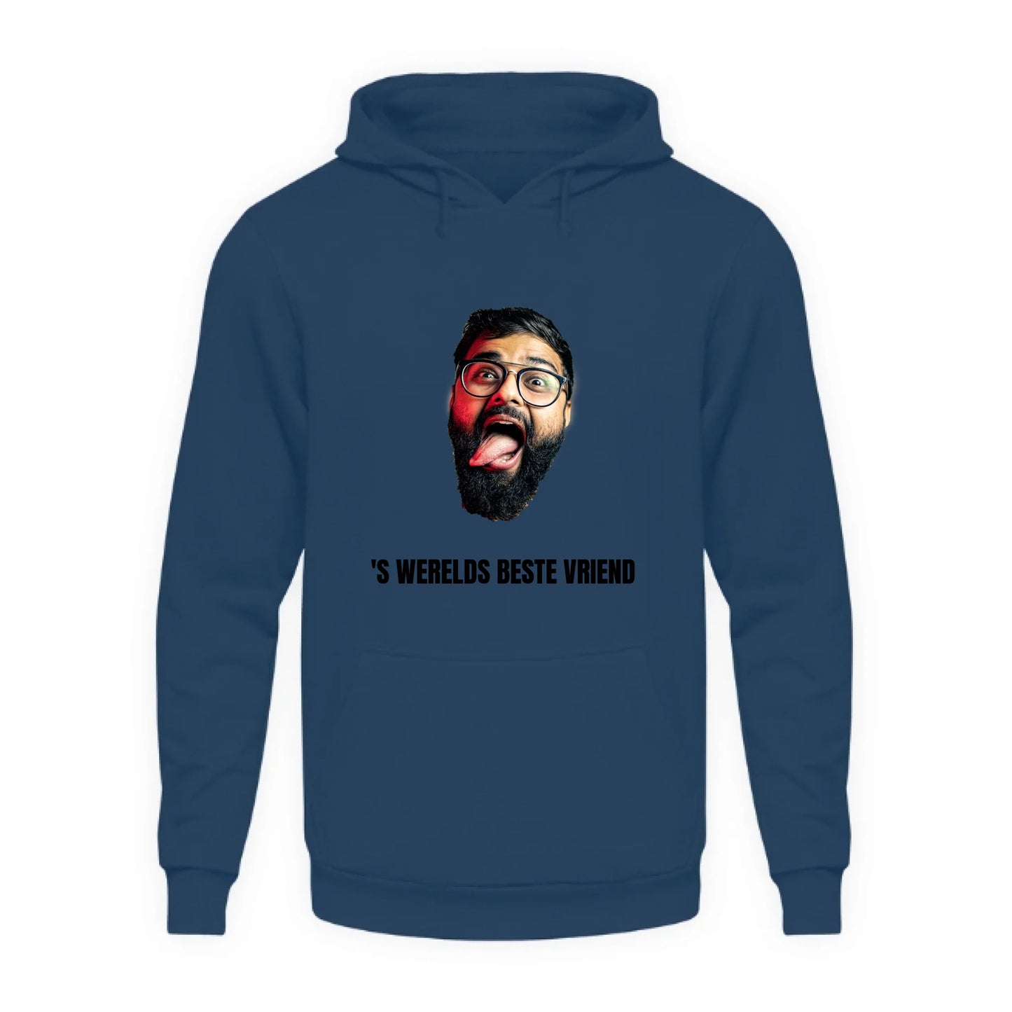 Gepersonaliseerde capuchon trui (hoodie) - Foto van gezicht + eigen tekst
