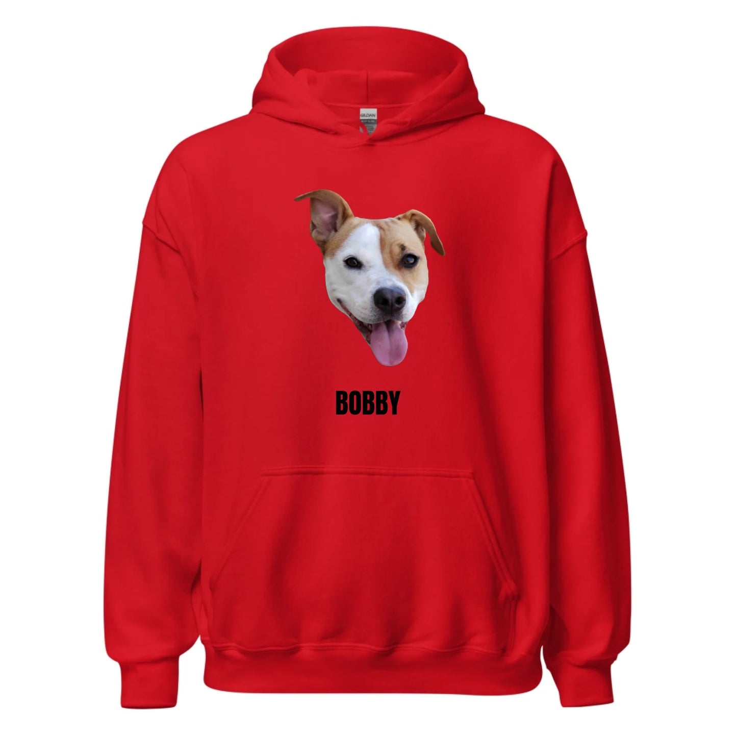 Gepersonaliseerde hoodie - Uitgeknipt huisdier - Voeg je eigen foto en tekst toe