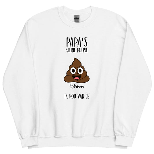 Gepersonaliseerde sweater - Papa's kleine poepje(s)