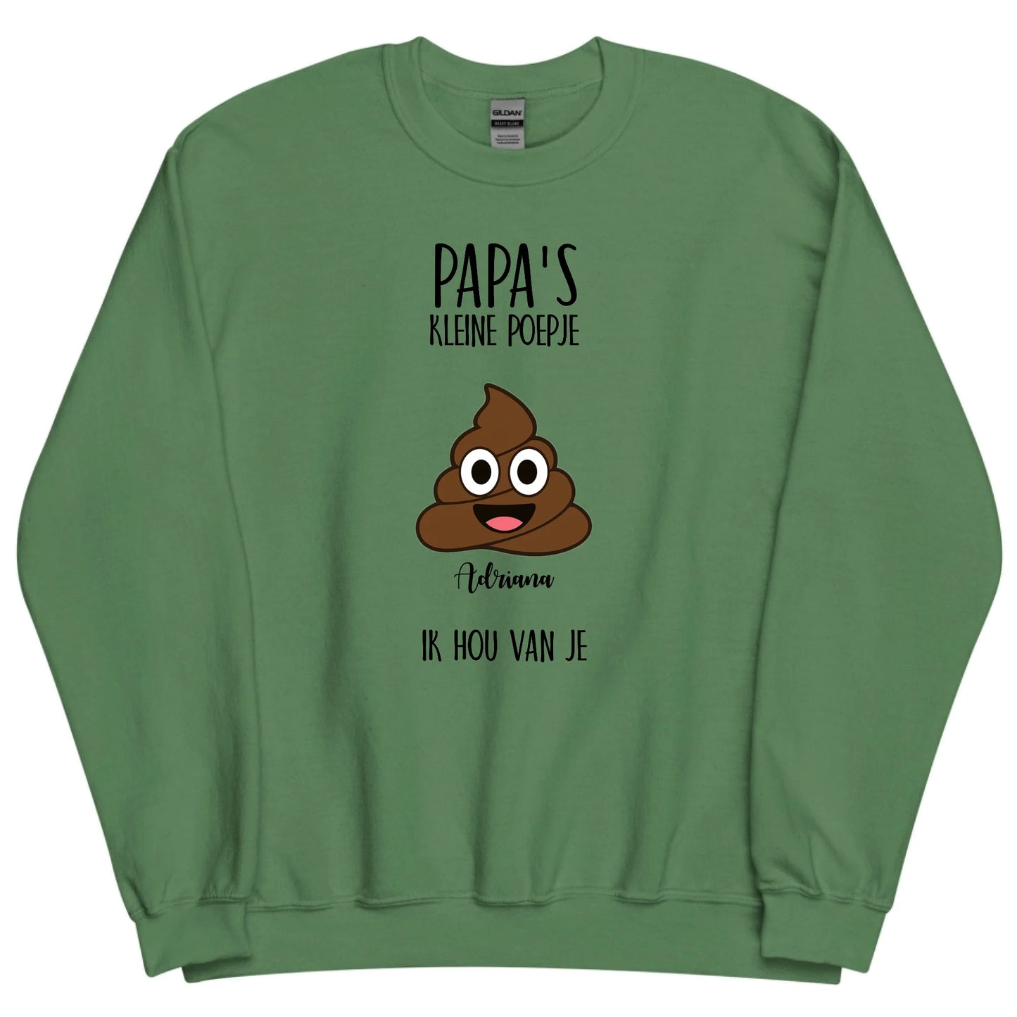 Gepersonaliseerde sweater - Papa's kleine poepje(s)