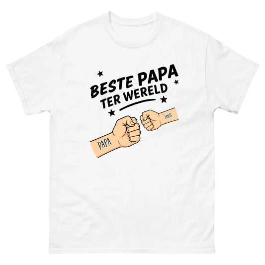 Gepersonaliseerd T-shirt - Beste papa ter wereld