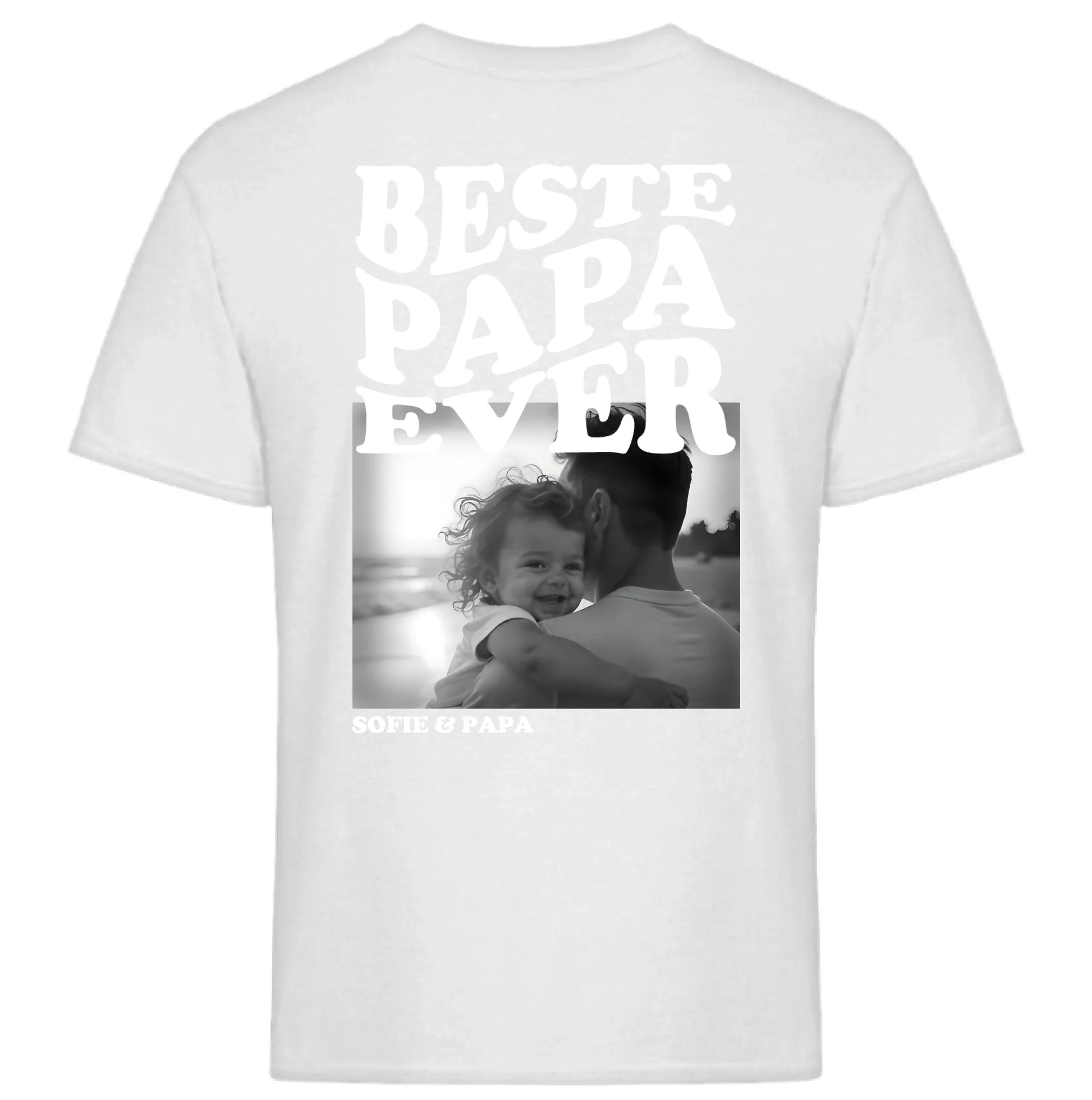 Wit T-shirt achterkant