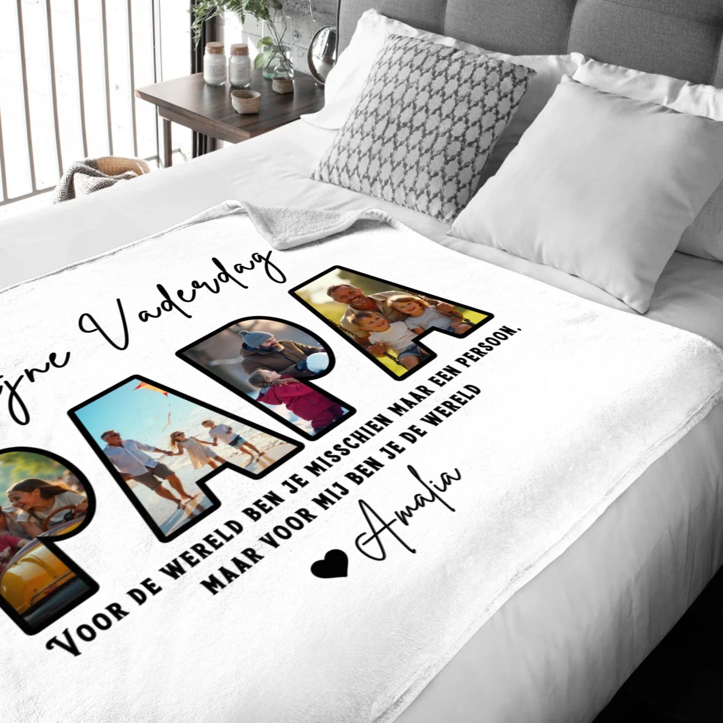 Mockup deken achtergrond