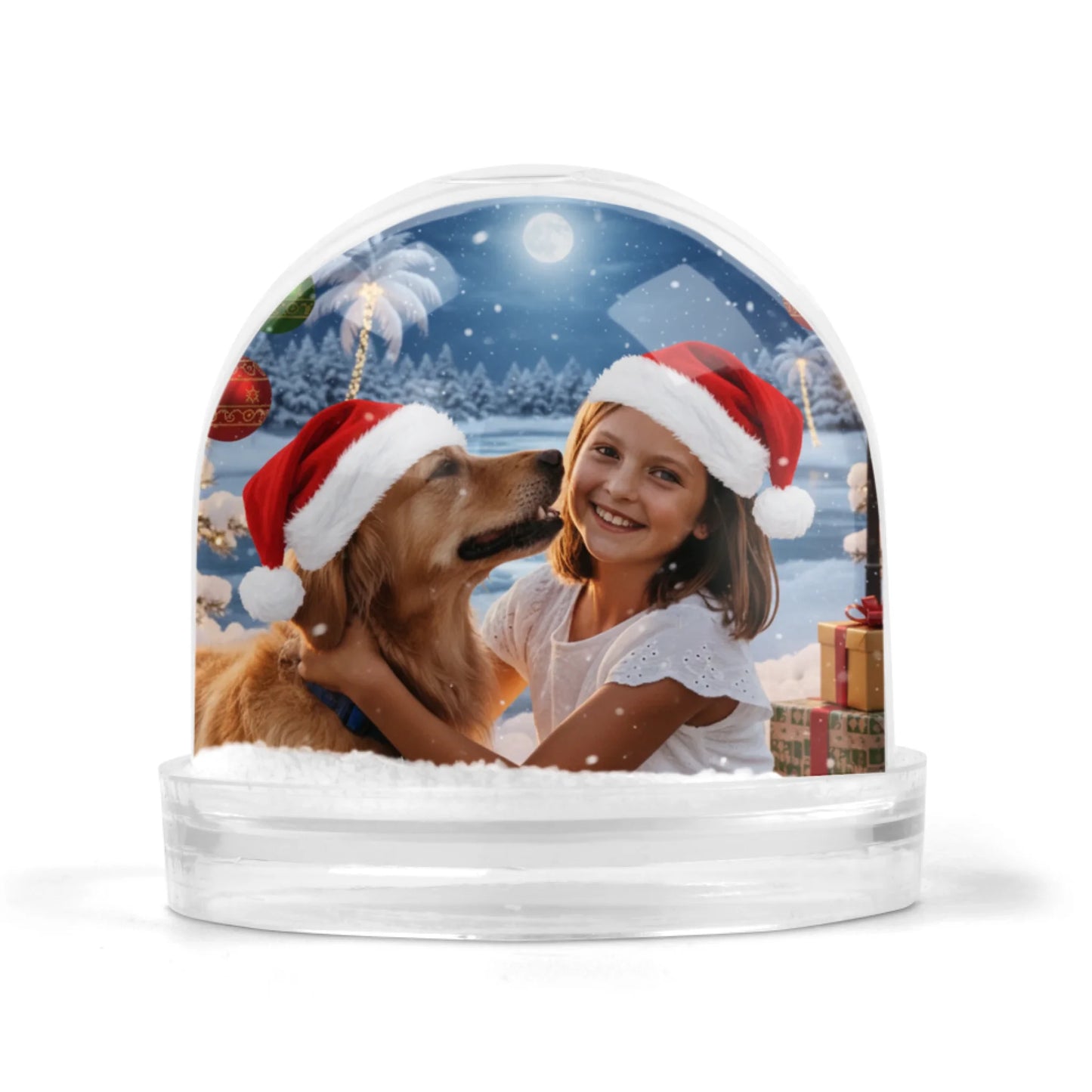 Sneeuwbol achtergrond