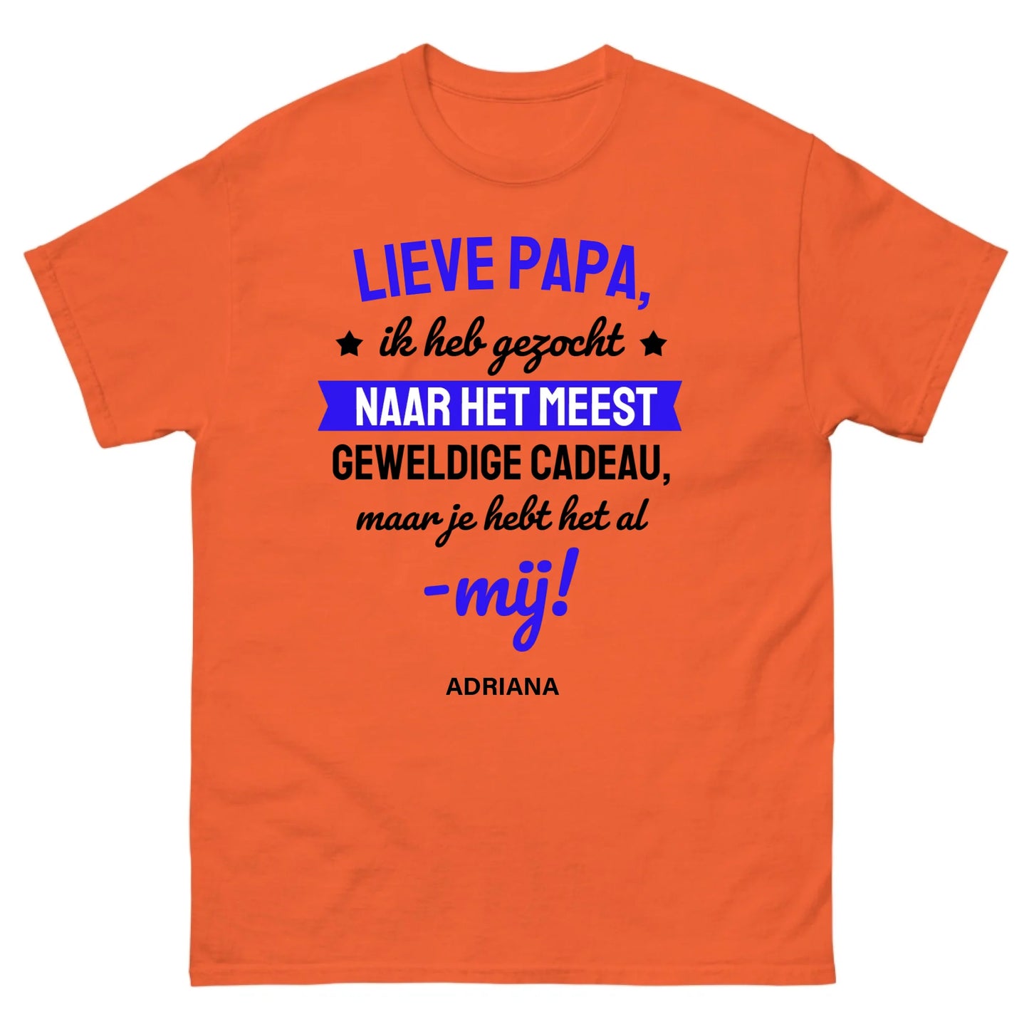 Gepersonaliseerd T-shirt - Lieve papa