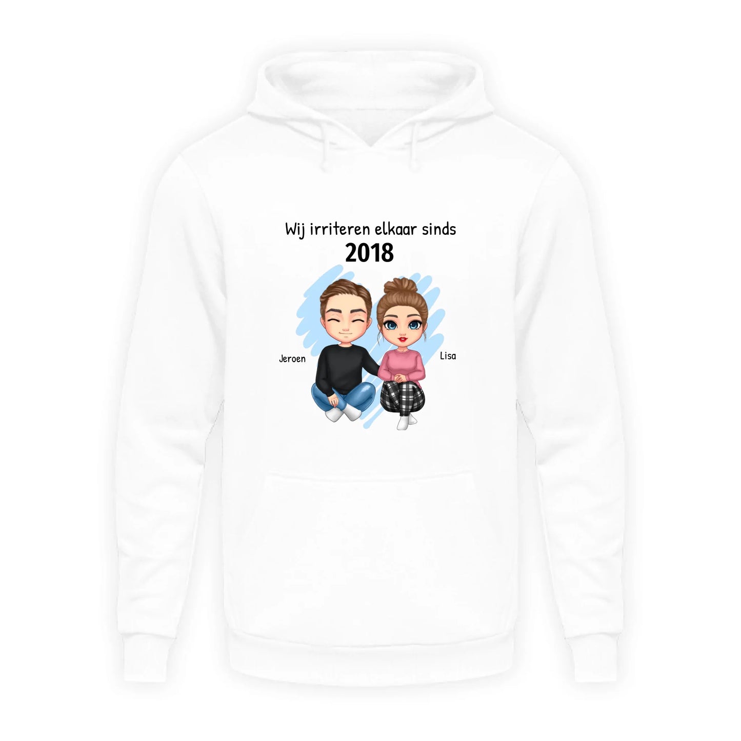 Unisex Hoodie Wit