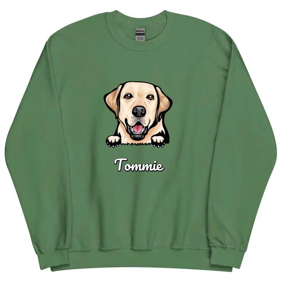 Personalized Sweater - Cartoon Pet + Name