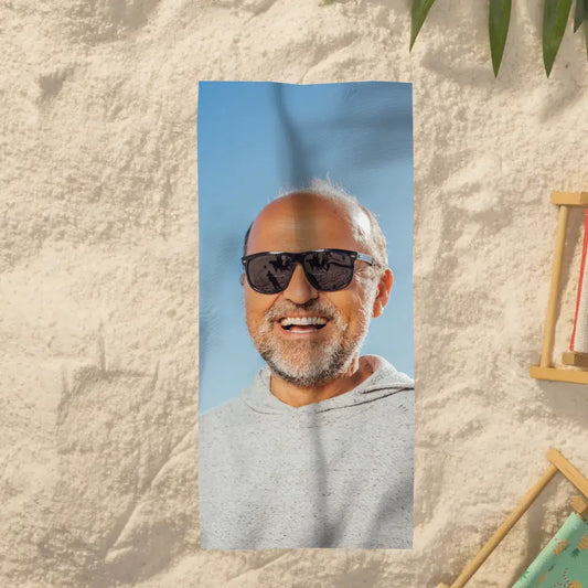 Gepersonaliseerde handdoek met je eigen foto erop