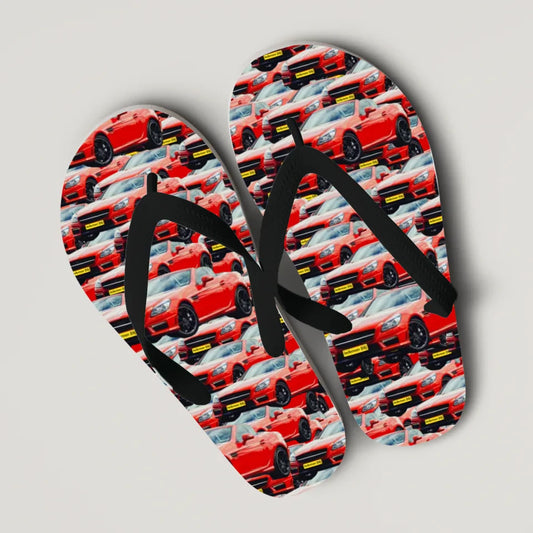 Gepersonaliseerde slippers met oneindig keer je auto - Voeg zelf een foto toe - Iedereen Blij