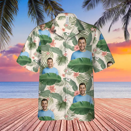 Gepersonaliseerd Hawaii shirt met eigen foto van persoon - Iedereen Blij