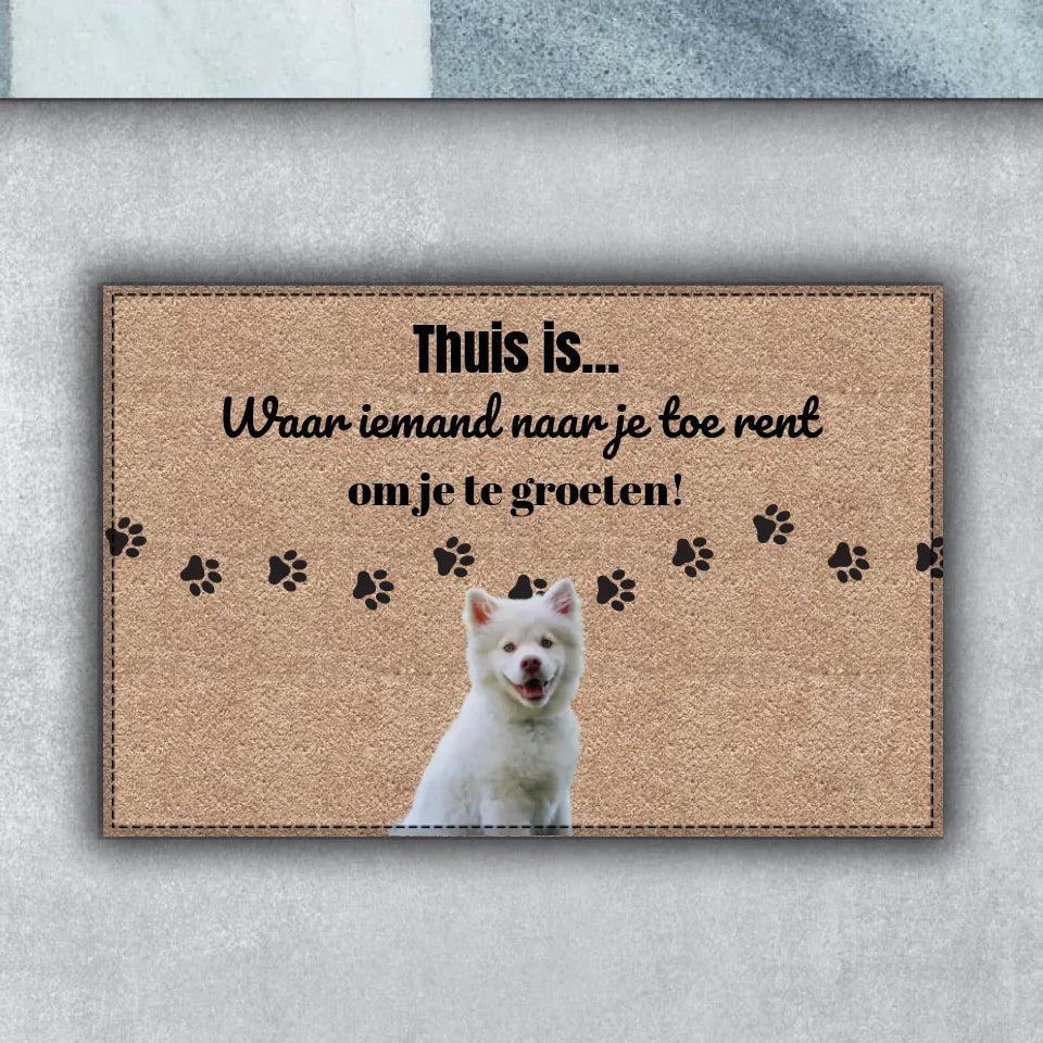 Gepersonaliseerde deurmat