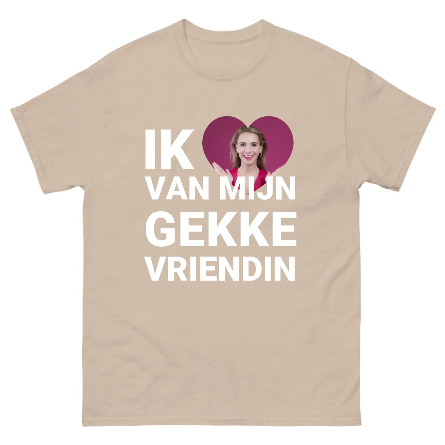 Gepersonaliseerd T-shirt - Ik hou van mijn gekke vriendin