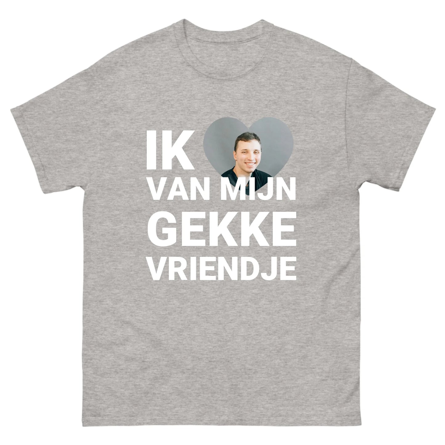 Gepersonaliseerd T-shirt - Ik hou van mijn gekke vriendje