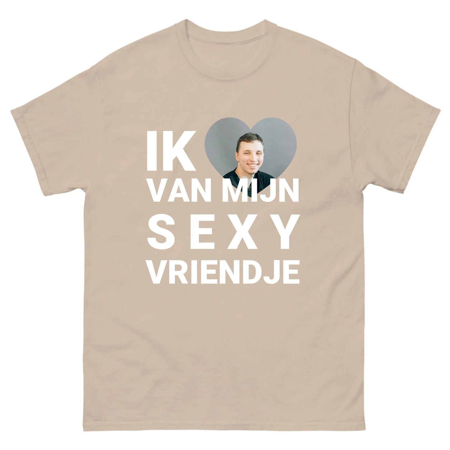 Gepersonaliseerd T-shirt - Ik hou van mijn sexy vriendje