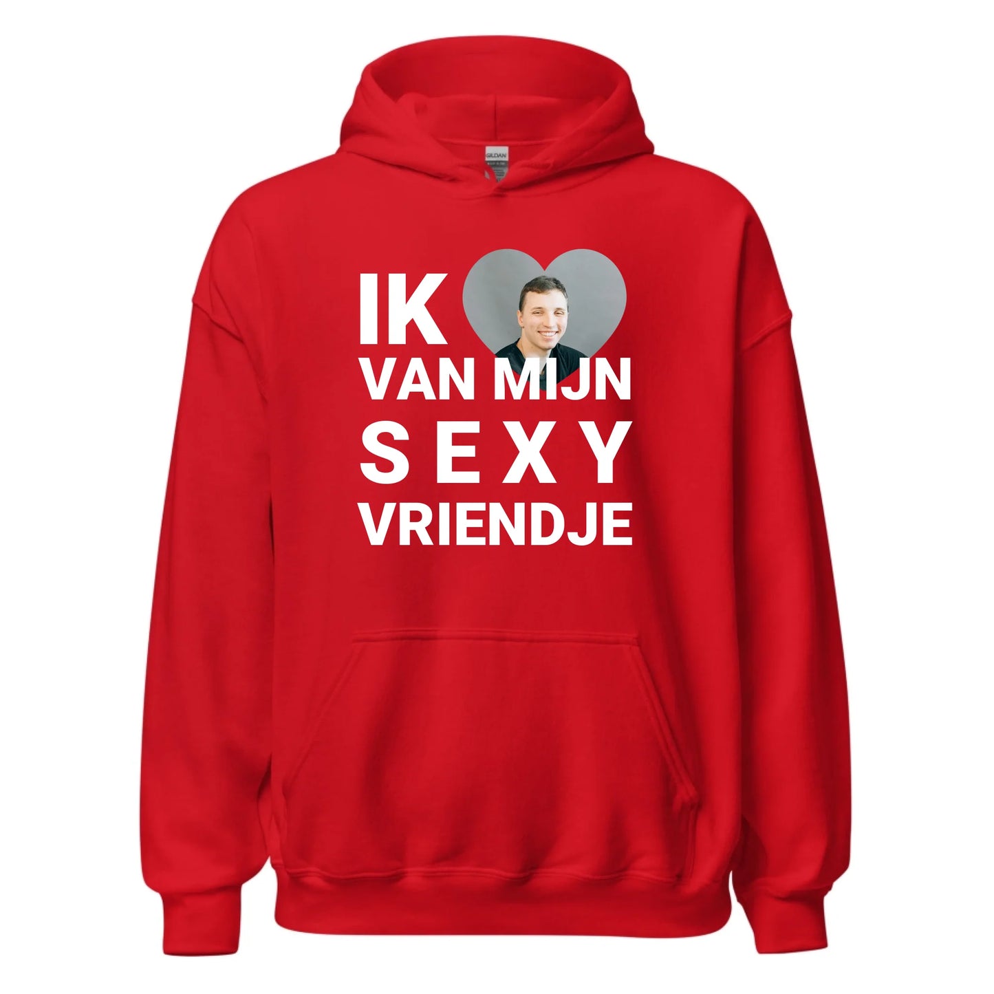 Gepersonaliseerde hoodie - Ik hou van mijn sexy vriendje