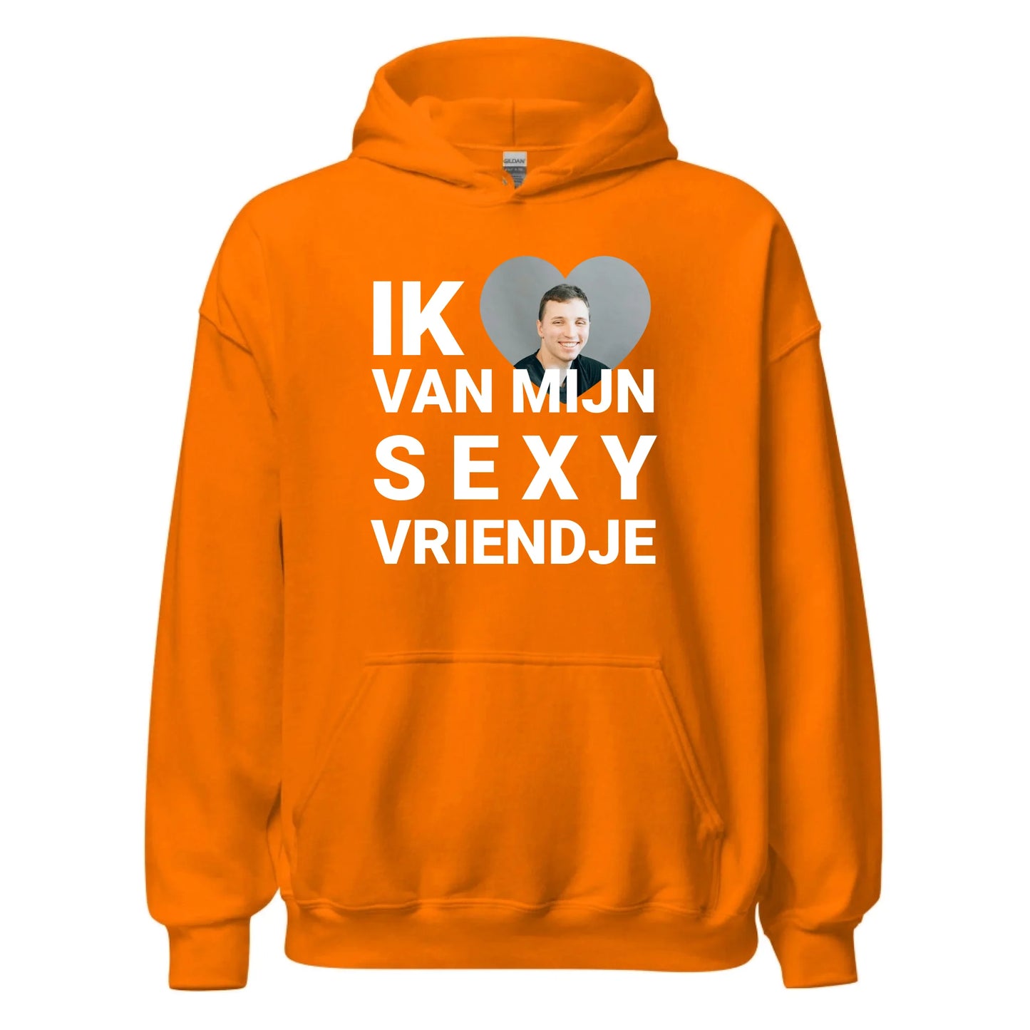 Gepersonaliseerde hoodie - Ik hou van mijn sexy vriendje