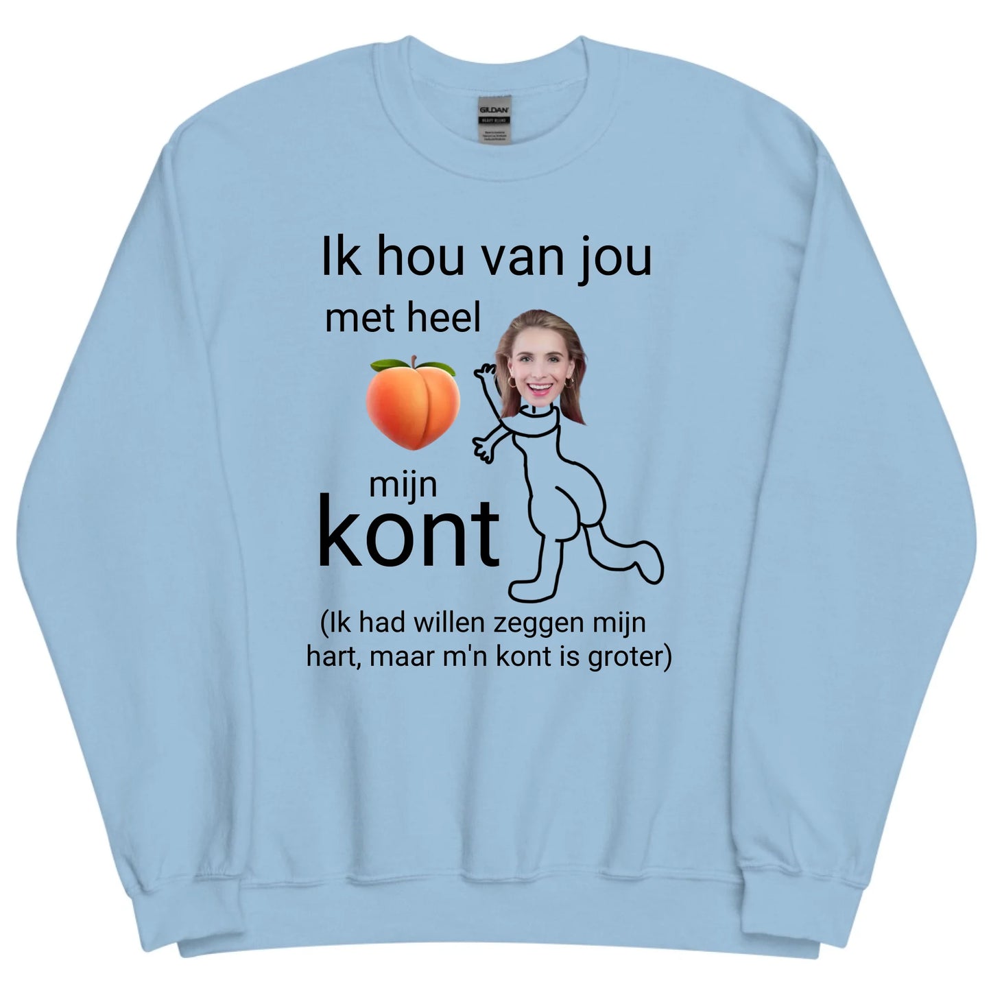 Personalized Sweater - I Love You With All My Ass