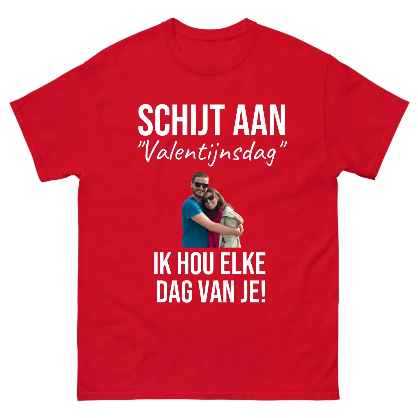 Gepersonaliseerd Valentijnsdag T-shirt