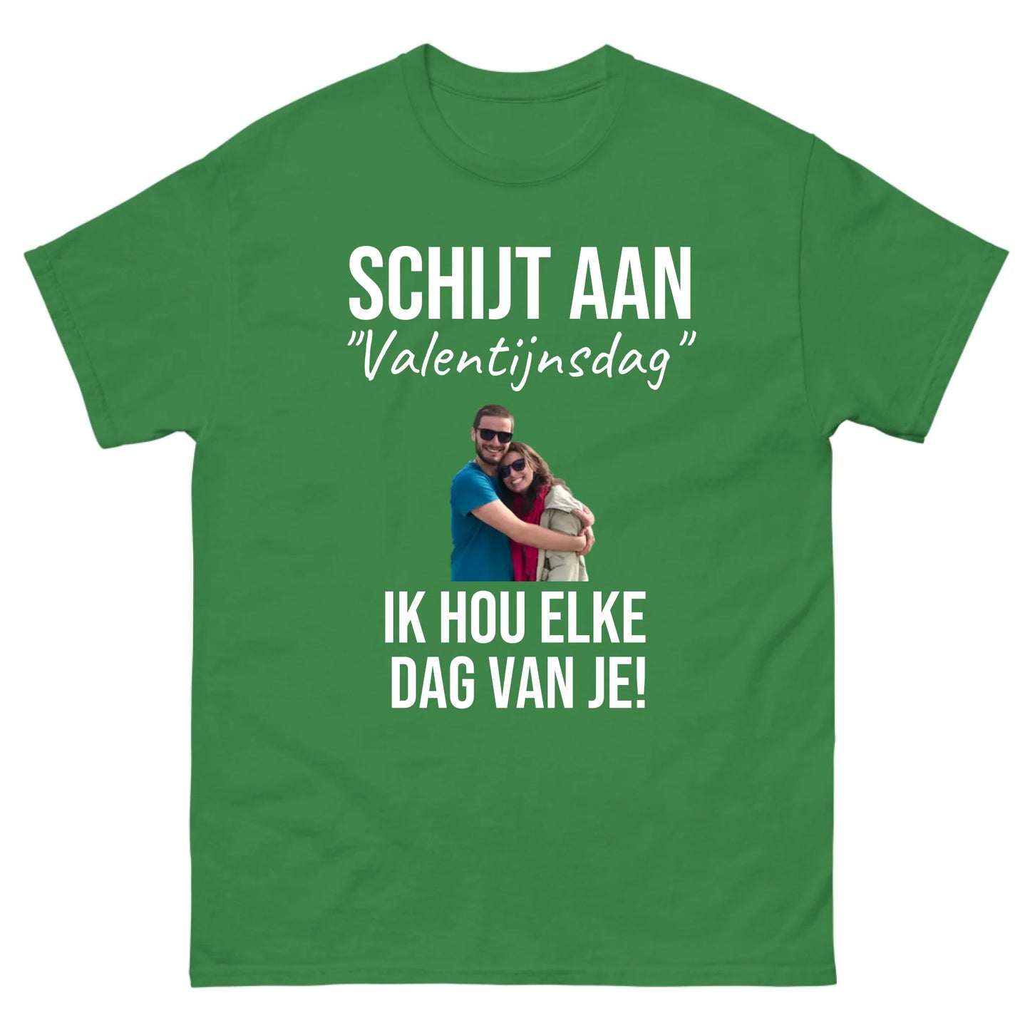 Gepersonaliseerd Valentijnsdag T-shirt