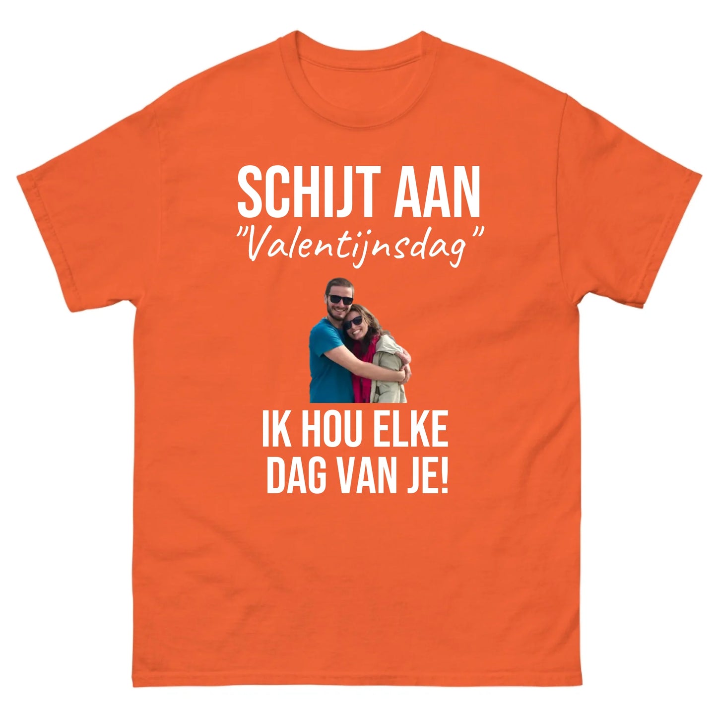 Gepersonaliseerd Valentijnsdag T-shirt