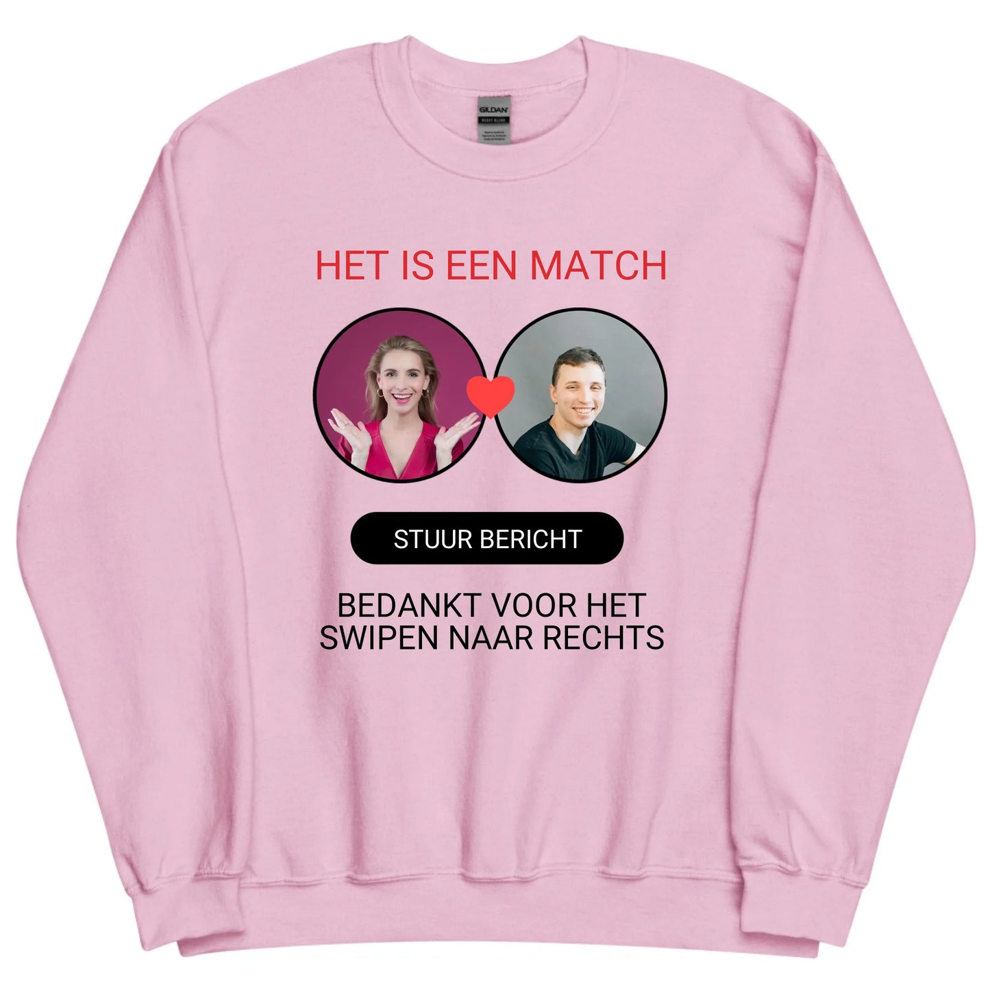 Gepersonaliseerde dating app sweater