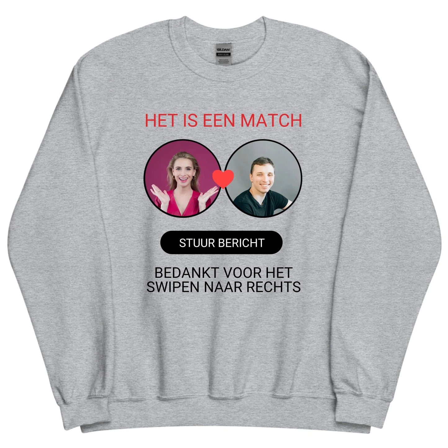 Gepersonaliseerde dating app sweater