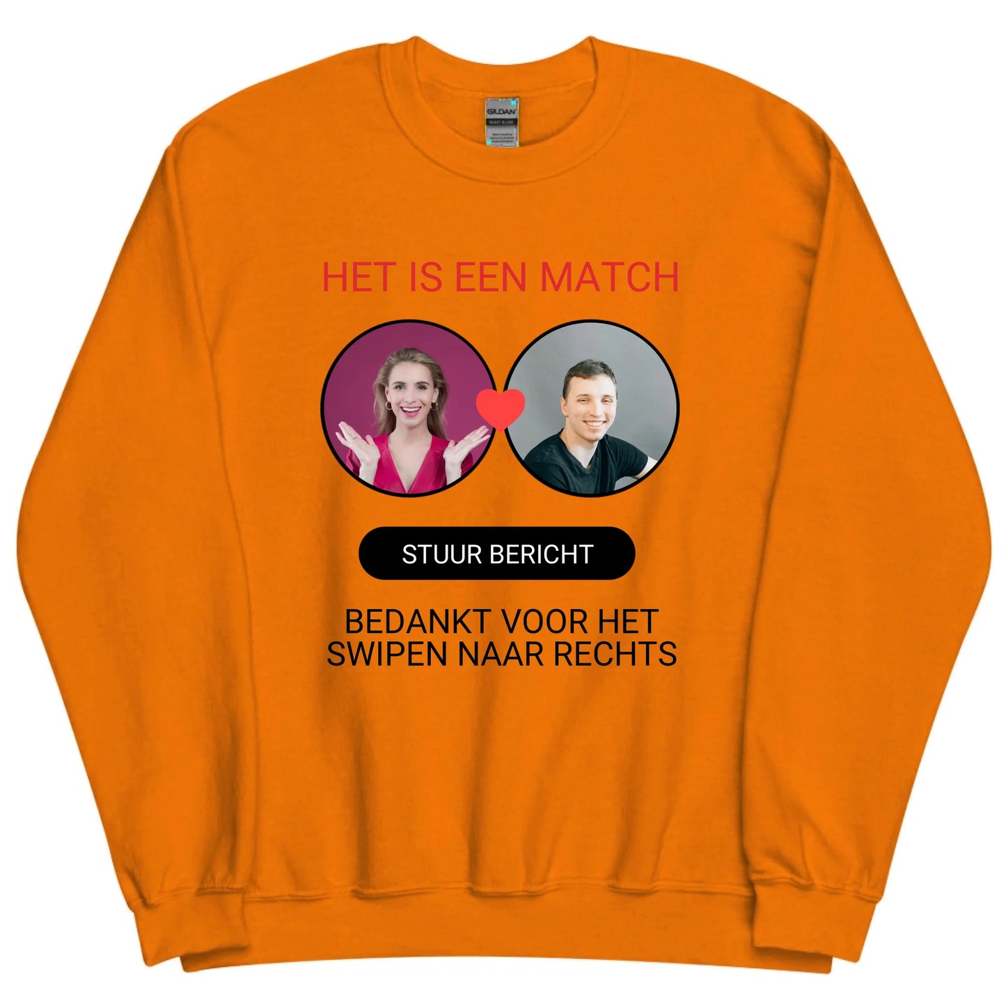 Gepersonaliseerde dating app sweater