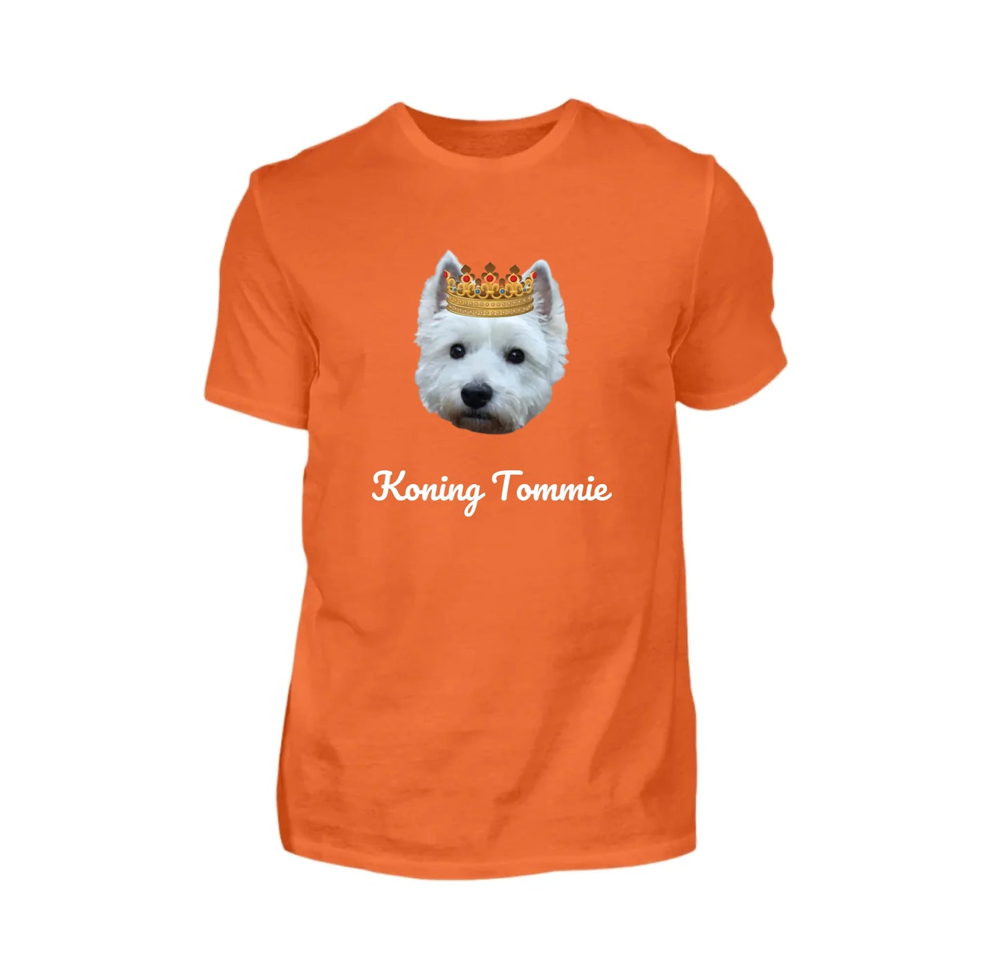 Gepersonaliseerd koningsdag T-shirt heren
