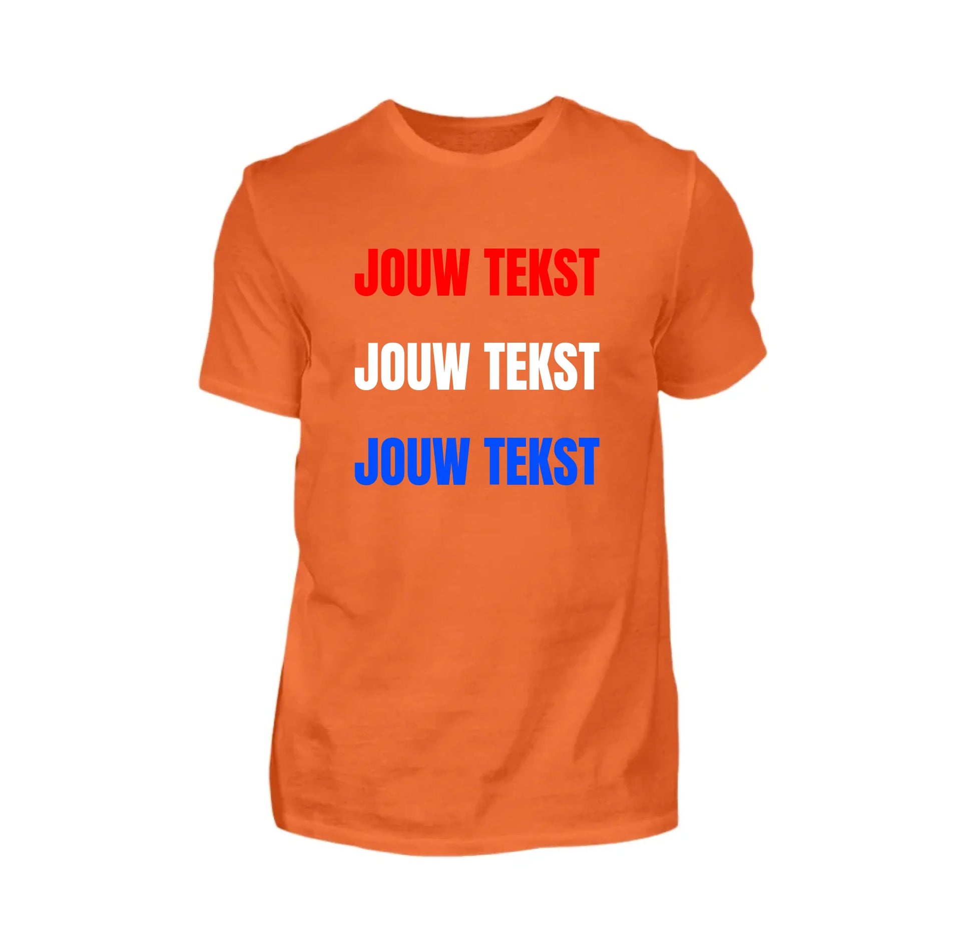 Gepersonaliseerd koningsdag T-shirt heren