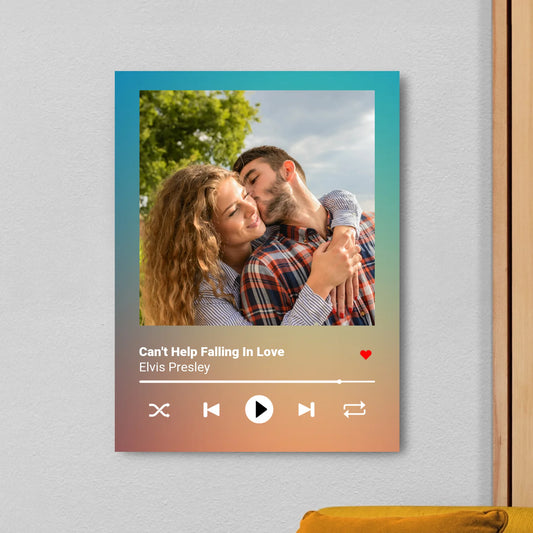 Gepersonaliseerd canvas liedje