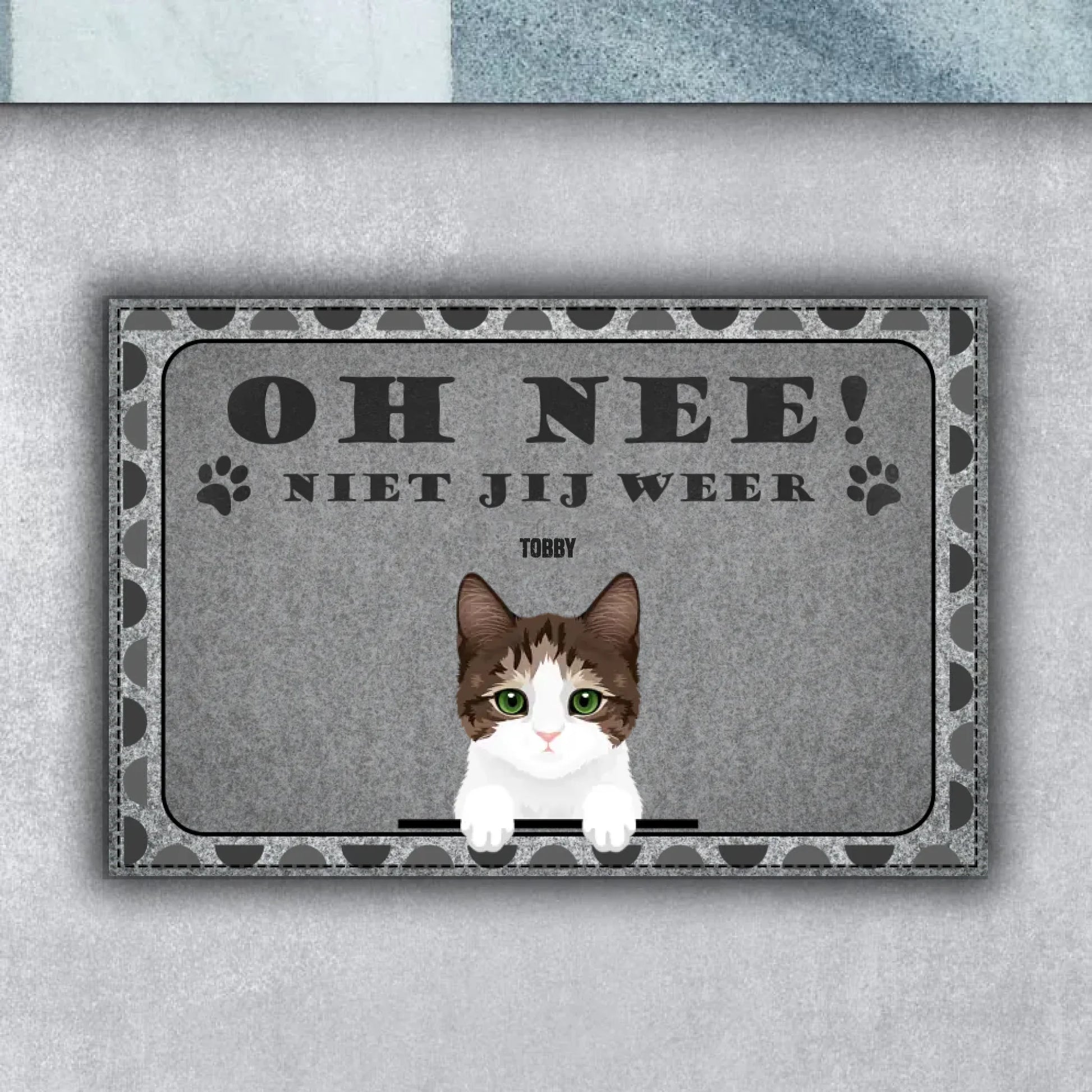 Gepersonaliseerde deurmat