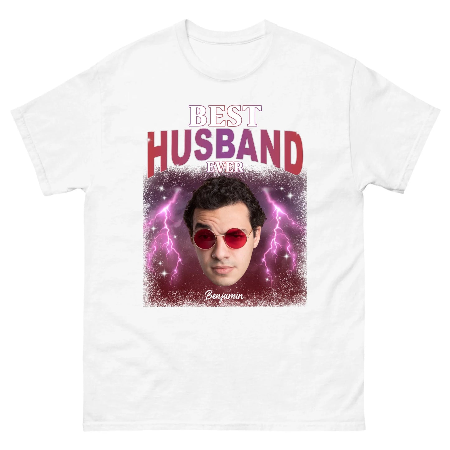 Gepersonaliseerd retro T-shirt - Best person ever - Iedereen Blij