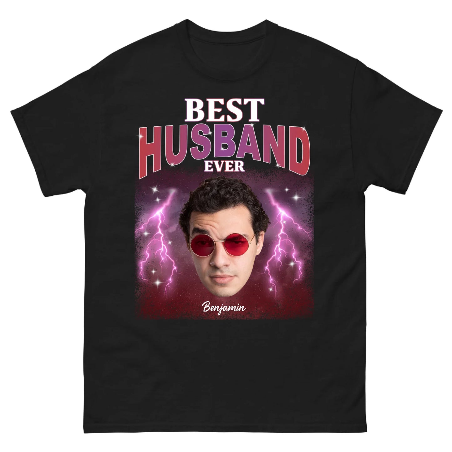 Gepersonaliseerd retro T-shirt - Best person ever - Iedereen Blij
