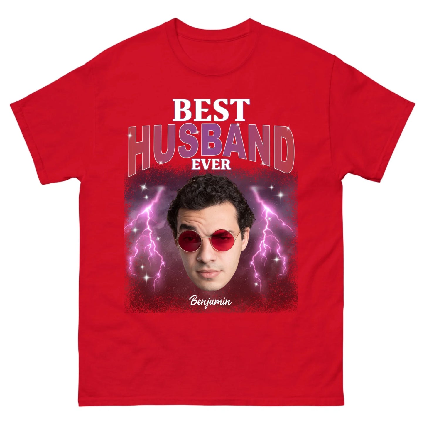 Gepersonaliseerd retro T-shirt - Best person ever - Iedereen Blij