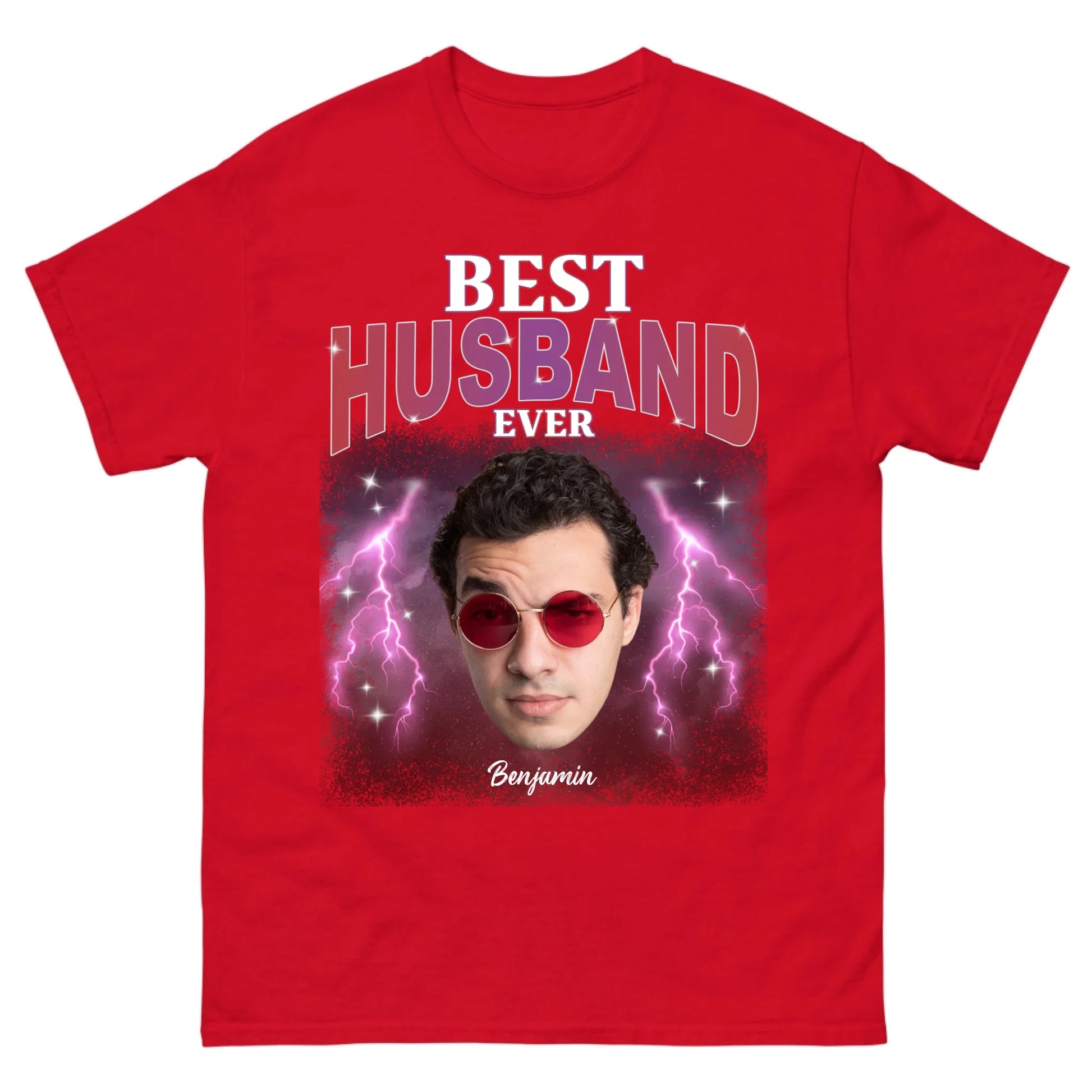 Gepersonaliseerd retro T-shirt - Best person ever - Iedereen Blij