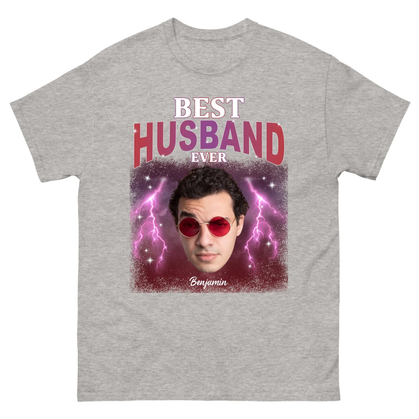 Gepersonaliseerd retro T-shirt - Best person ever - Iedereen Blij
