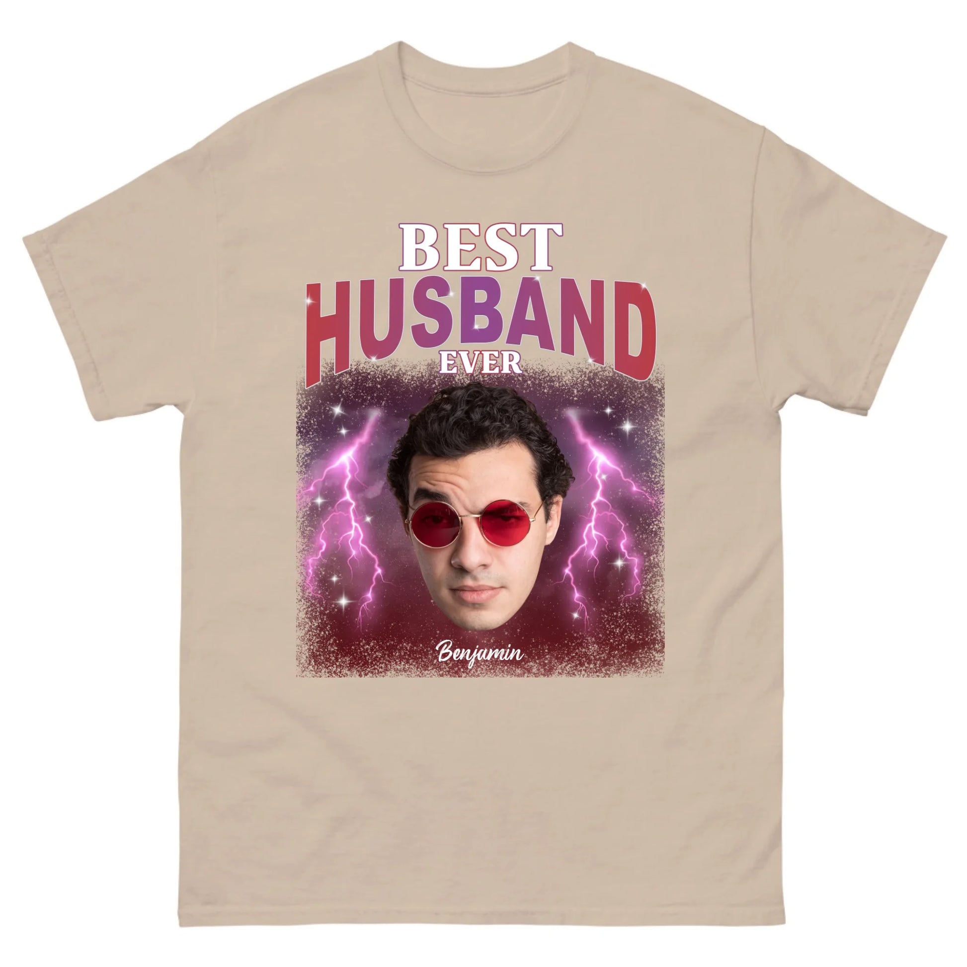 Gepersonaliseerd retro T-shirt - Best person ever - Iedereen Blij