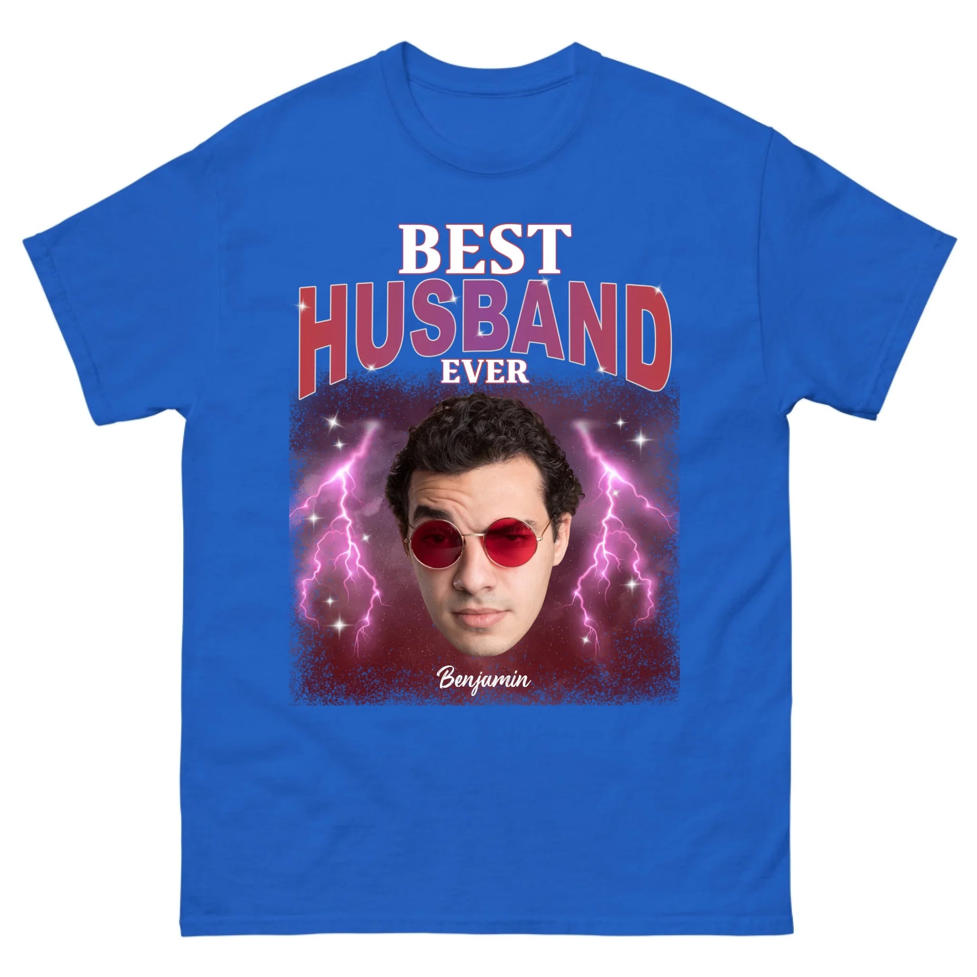 Gepersonaliseerd retro T-shirt - Best person ever - Iedereen Blij